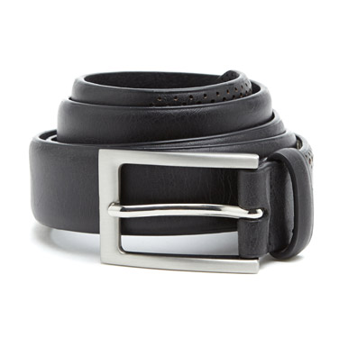New Haven Leather Brogue Belt